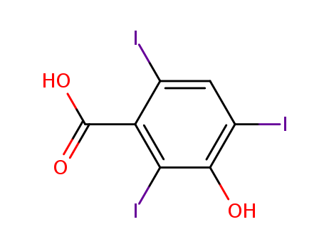 3-Hydroxy-2,4,6-triiodobenzoic acid CAS 53279-72-4