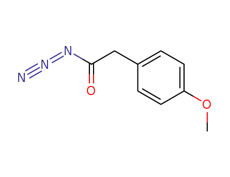 Molecular Structure of 87721-45-7 ((4-Methoxy-phenyl)-acetyl azide)