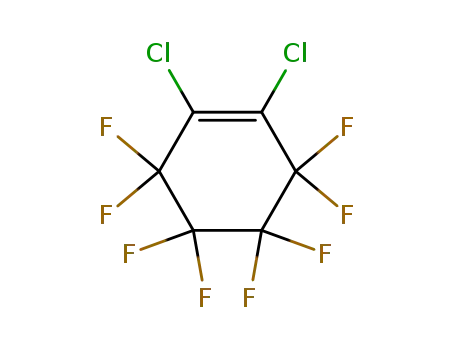 Molecular Structure of 336-19-6 (1,2-DICHLOROOCTAFLUOROCYCLOHEX-1-ENE)