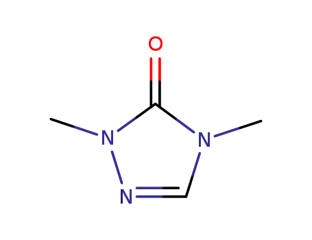 Molecular Structure of 4114-36-7 (2,4-dimethyl-2,4-dihydro-[1,2,4]triazol-3-one)