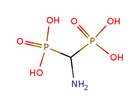 Molecular Structure of 29712-28-5 ((aminomethylene)bisphosphonic acid)