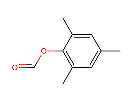 Molecular Structure of 61417-92-3 (Phenol, 2,4,6-trimethyl-, formate)
