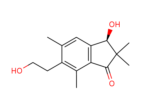 [R,(-)]-2,3-Dihydro-3-hydroxy-6-(2-hydroxyethyl)-2,2,5,7-tetramethyl-1H-indene-1-one