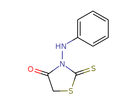 13097-10-4,3-anilino-2-thioxo-1,3-thiazolidin-4-one,Rhodanine,3-anilino- (6CI,8CI); NSC 91507
