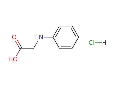Molecular Structure of 56676-71-2 (N-phenylglycine hydrochloride)
