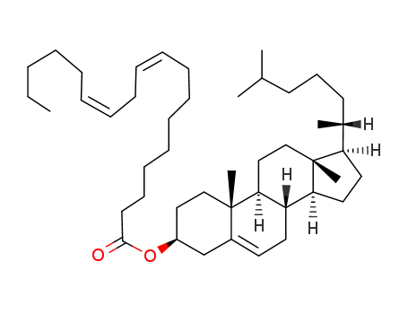 Molecular Structure of 604-33-1 (Cholesteryl linoleate)