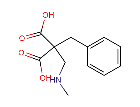 Molecular Structure of 408308-33-8 (benzyl-methylaminomethyl-malonic acid)