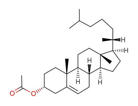 Molecular Structure of 1059-85-4 (5-CHOLESTEN-3-ALPHA-OL ACETATE)