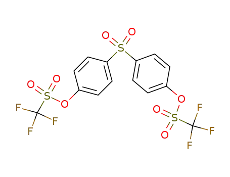 Molecular Structure of 17763-90-5 (1,1'-Sulphonylbis(4-{[(trifluoromethyl)sulphonyl]oxy}benzene))