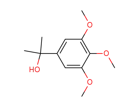Molecular Structure of 105205-66-1 (2-(3,4,5-Trimethoxy-phenyl)-propan-2-ol)