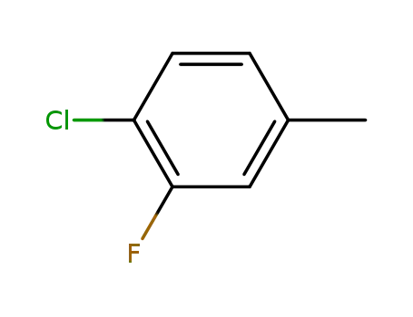 Molecular Structure of 5527-94-6 (3-Fluoro-4-chlorotoluene)