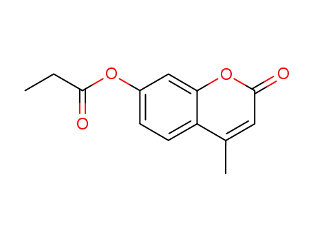 Molecular Structure of 3361-13-5 (4-METHYLUMBELLIFERYL PROPIONATE)