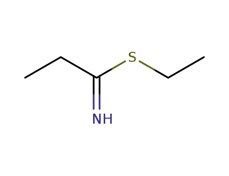 Molecular Structure of 409110-06-1 (thiopropionimidic acid ethyl ester)