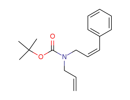 Molecular Structure of 219668-54-9 (N-Boc-N-allyl-cis-cinnamylamine)