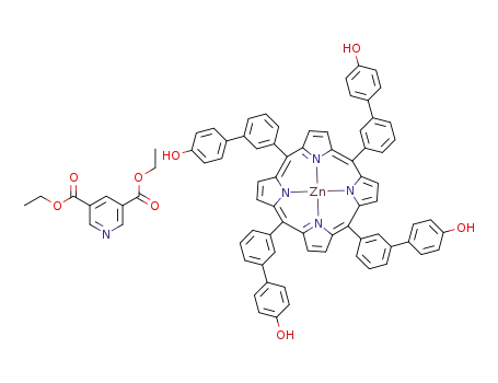 Molecular Structure of 1261271-33-3 (C<sub>11</sub>H<sub>13</sub>NO<sub>4</sub>*C<sub>68</sub>H<sub>44</sub>N<sub>4</sub>O<sub>4</sub>Zn)