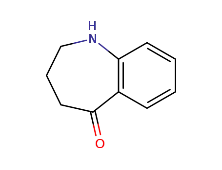Molecular Structure of 1127-74-8 (1,2,3,4-Tetrahydro-benzo[b]azepin-5-one)