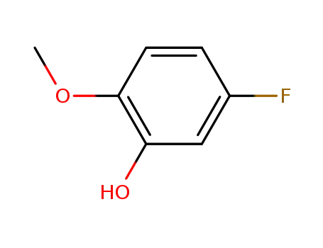 Molecular Structure of 72955-97-6 (5-Fluoro-2-methoxyphenol)