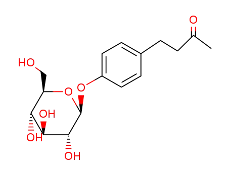Molecular Structure of 38963-94-9 (4-[4-(beta-D-Glucopyranosyloxy)phenyl]-2-butanone)