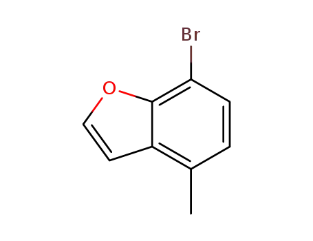 Molecular Structure of 799766-13-5 (Benzofuran, 7-bromo-4-methyl- (9CI))