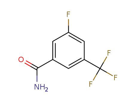 Molecular Structure of 207986-20-7 (3-FLUORO-5-(TRIFLUOROMETHYL)BENZAMIDE)