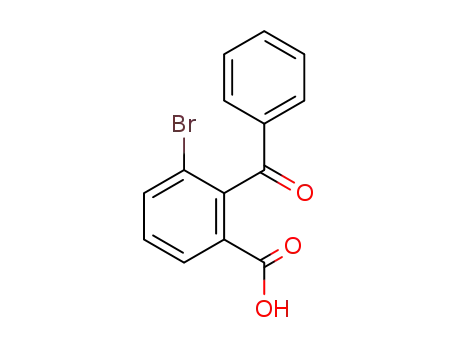 Molecular Structure of 855749-97-2 (2-benzoyl-3-bromo-benzoic acid)