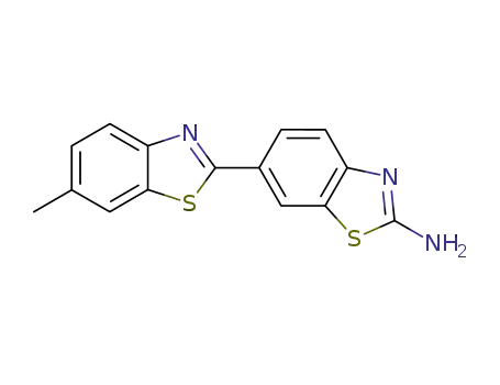 Molecular Structure of 474966-91-1 ([2,6'-Bibenzothiazol]-2'-amine, 6-methyl-)