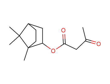 Molecular Structure of 92372-05-9 (1,7,7-trimethylbicyclo[2.2.1]hept-2-yl acetoacetate)