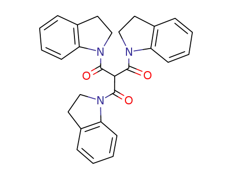 Molecular Structure of 649765-74-2 (methanetri-N-(indolin-1-yl)carboxamide)