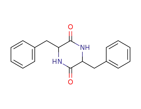 Molecular Structure of 2308-61-4 (3,6-Dibenzylhexahydropyrazine-2,5-dione)