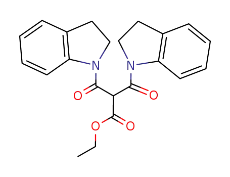 Molecular Structure of 930297-54-4 (2-(indoline-1-carbonyl)-3-(indolin-1-yl)-3-oxopropionic acid)