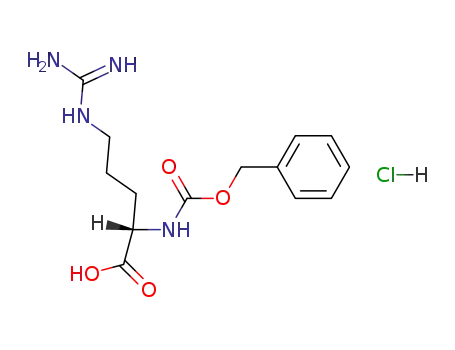 Molecular Structure of 56672-63-0 (Cbz-L-arginine hydrochloride)