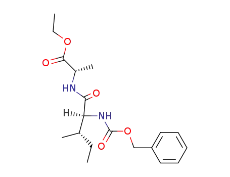 Molecular Structure of 212070-51-4 (Cbz-L-Ile-L-Ala-OEt)