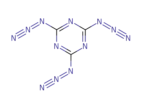 Molecular Structure of 5637-83-2 (2,4,6-Triazido-s-triazine)