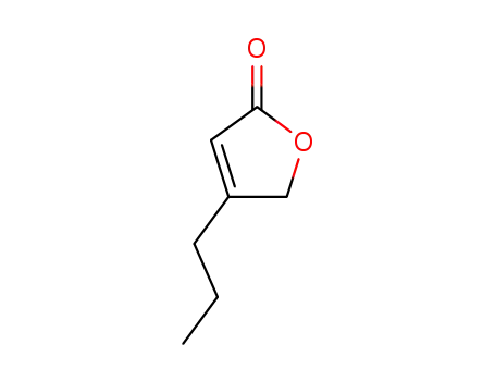 Molecular Structure of 21963-27-9 (4-propyl-5H-furan-2-one)