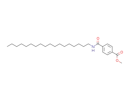 Molecular Structure of 7333-86-0 (METHYL, N-OCTADECYL TEREPHATHALAMATE)