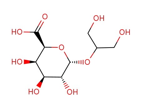 Molecular Structure of 73777-91-0 (α-D-GalpA-(1->2)-Glycerol)