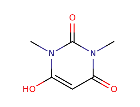 Molecular Structure of 41949-07-9 (6-hydroxy-1,3-dimethyluracil)