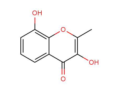 Molecular Structure of 6005-10-3 (3,8-Dihydroxy-2-methyl-4H-1-benzopyran-4-one)