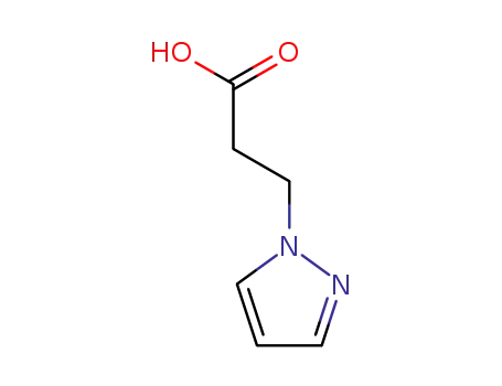 Molecular Structure of 89532-73-0 (3-(1H-PYRAZOL-1-YL)PROPANOIC ACID)