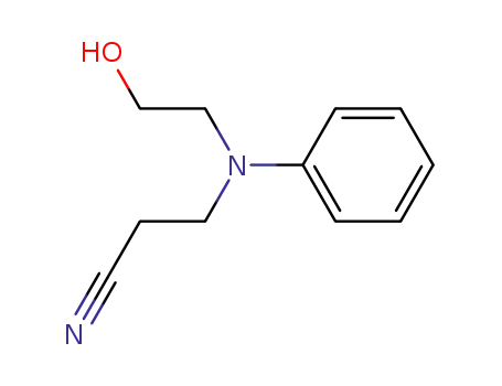 Molecular Structure of 92-64-8 (N-Cyanoethyl-hydroxyethyl aniline)