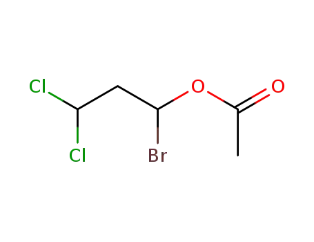 Molecular Structure of 98021-69-3 (acetic acid-(1-bromo-3,3-dichloro-propyl ester))