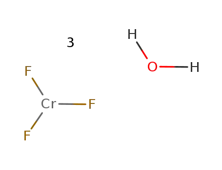 Molecular Structure of 123333-98-2 (Chromium(III) fluoride tetrahydrate)