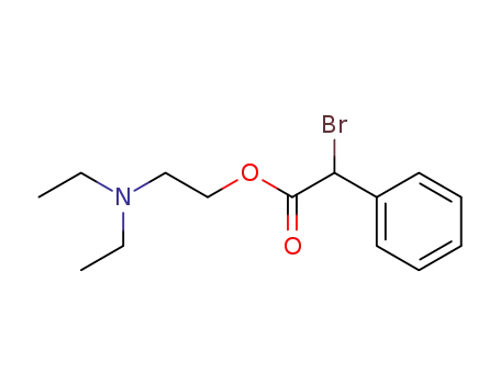 bromo-phenyl-acetic acid 2-diethylamino-ethyl ester