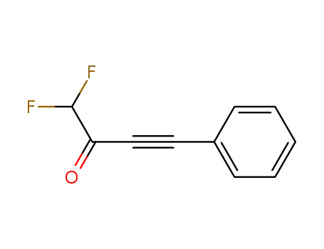 Molecular Structure of 117710-72-2 (1,1-difluoro-4-phenylbut-3-yn-2-one)