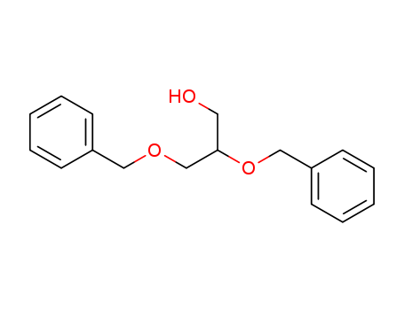 Molecular Structure of 59991-89-8 (1-Propanol, 2,3-bis(phenylmethoxy)-)