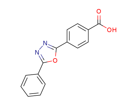 Benzoic acid,4-(5-phenyl-1,3,4-oxadiazol-2-yl)-(85292-45-1)