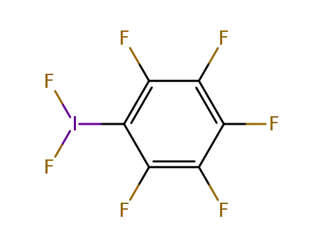 Molecular Structure of 24973-39-5 (pentafluoro(difluoroiodo)benzene)