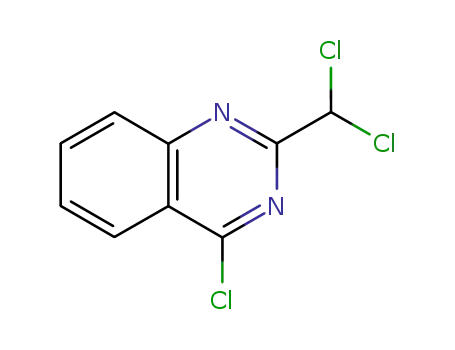 Molecular Structure of 88203-16-1 (4-chloro-2-(dichloromethyl)quinazoline)