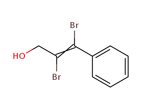Molecular Structure of 105836-18-8 (2-Propen-1-ol, 2,3-dibromo-3-phenyl-, (E)-)