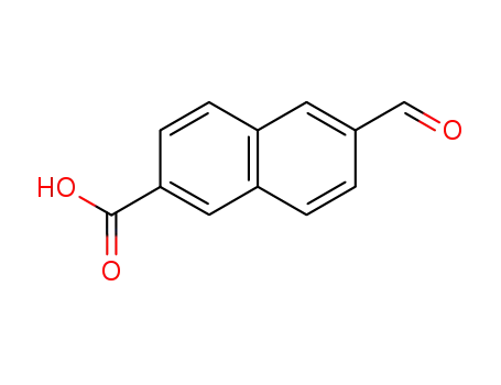 Molecular Structure of 5084-45-7 (6-Formylnaphthalene-2-carboxylic acid)